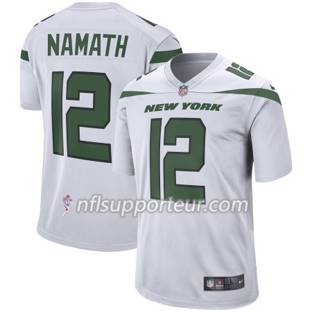 Maillot Homme New York Jets Joe Namath 12 Nike Blanc